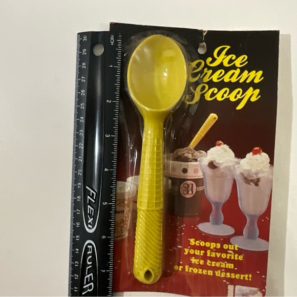 Vintage NOS Ice Cream Scoop Yellow - Picture 5 of 6